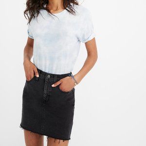 CUSTOM Madewell Stretch Denim Straight Mini Skirt
